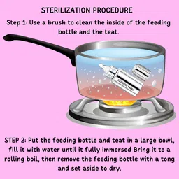 pappa Stainless Steel Baby Feeding Bottle - 140 ml image 4