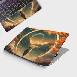Yuckquee GIRL IN A FANTASY WORLD Top+Wrist Pad Vinyl Laptop Skin 14 F-19 Vinyl Laptop Decal 14-picture-33