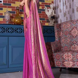 kamaldesigner Embellished Bollywood Silk Blend Saree image 4