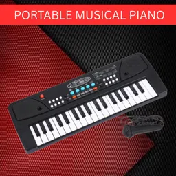 sacro (Piano Keyboard) with Mic/37 Keys 8Rhythms, 8Tones, Portable Electronic ToyD365 (Piano Keyboard) with Mic/37 Keys 8Rhythms, 8Tones, Portable Electronic ToyD365 Analog Portable Keyboard image 1