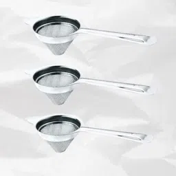 Premium Stainless Steel Fine Mesh| Multipurpose Sieve for Tea, Coffee & Cooking Tea Strainer-image-6