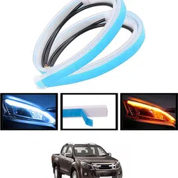 Universal Waterproof Yellow/White Fancy Design Audi Strip Light For Car-76 Car Fancy Lights-image-11