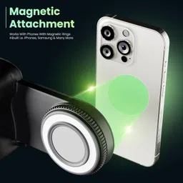 NEWDRU LightBuddy Pro Magnetic Selfie Light | Portable & Bright Mobile Holder image 2