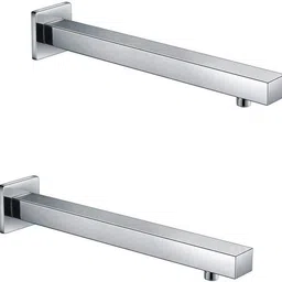 tapsa by tapsa 24 Inch Stainless Steel Arm Square Shower Arm For Bathroom pack of -2 Fixed Mount-picture-13
