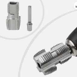 as tool center PVC Pipe Threader Opener Thread Maker Tools for Electric Drill Supplies Home 1 Thread Maker image 4