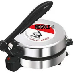 mg gold ®Chapati/Roti Stainless steel body 1000 Watts Duty Non Stick Model QN8 Roti and Khakra Maker-picture-10