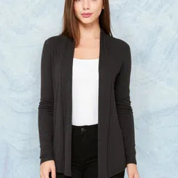 nemoenterprise Women Straight Full Sleeve Grey Shrug-picture-21