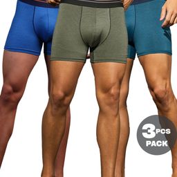 technosport Pack of 3 Solid Men Trunk-picture-1