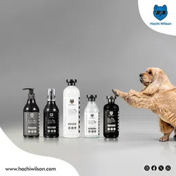 hachi wilson 4 in 1 Dog/Cat Shampoo Conditioner & Deodorizer, Tackle Tangles Conditioning Basil Scent Dog Shampoo image 5