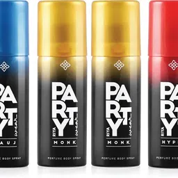 riya Party Wear Mauj, Monk and Hyper Set of 6 Deodorant |40 ml Each | Musk Fragrance Perfume Body Spray - For Men image 1