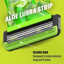 bombay shaving company Sensi Smart 3 Razor Cartridge-Pack Of 8 Blades image 4