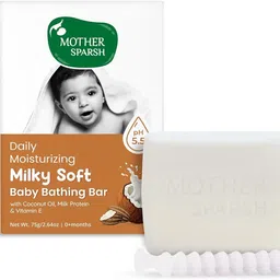 Moisturizing Baby Bathing Soap Bar (pH 5.5) with Milk, Coconut Oil and Vitamin E-image-48