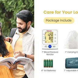 Sinocare BSX 516 Fully Automatic upper Arm Blood pressure monitor 3 Color Display Bp Monitor image 4