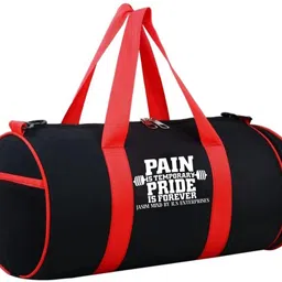 k.s enterprises 20 L Gym Duffel Bag - premium quality sports bag with separate shoe compartment water resistant - Red-picture-11