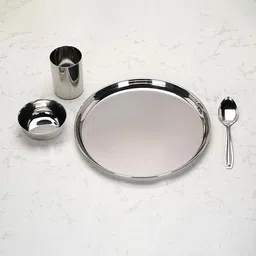 aquasleri Pack of 24 Stainless Steel Dinner Set image 2