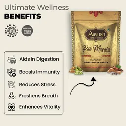 aayush wellness limited Aayush herbal Masala Royal Tobacco Flavor Smoking Cessations image 3