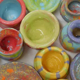 nishchal Electric Battery Operated Pottery Wheel Set Clay Pot Making Machine Game POT_71 image 3