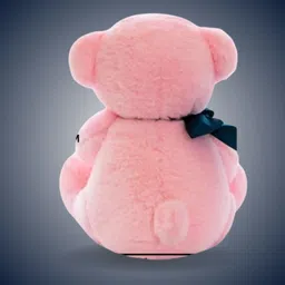 zexsazone Soft push fabric teddy bear with birthday balloon and fully embroidery work - 24 cm image 3