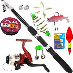 frog with rod and reel SPRED feeder set Blue Fishing Rod-image-90