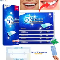 jaikloia Best Teeth Whitening Strips Whitening Enamel Safe Daily Bright Smile Pack Teeth Wipe-picture-22