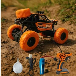 ROCK CRAWLER RC CAR WITH SMOKE remote CAR malti colour-image-15