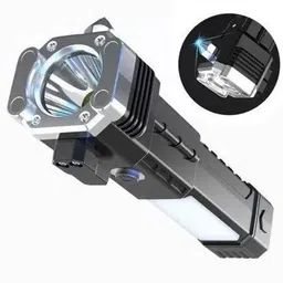 paradox Rechargeable Hammer Torch LED Flashlight & Emergency Glass Breaker 5 modes P69 Torch-picture-23