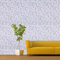decoreehouse Vinyl Floral & Botanical Multicolor Wallpaper image 3