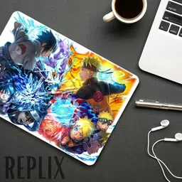 Replix Naruto Theme Anime Printed Mousepad with Smooth Mouse Control for Laptop Mousepad image 4