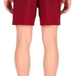 bold fitness Solid Men Red Sports Shorts image 2