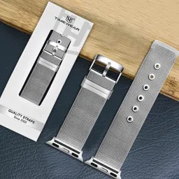 TIMEWEAR Stainless Steel Chain, with Sidebar, Compatible Lug Width 42mm/44mm/45mm/49mm 22 mm Stainless Steel Watch Strap image 4