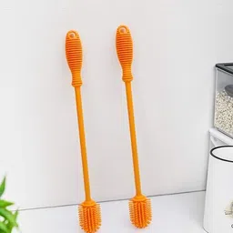 sarthu Silicone Bottle Cleaning Brush with Long Handle-picture-31