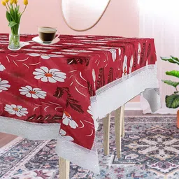 dasvilla PVC 6 Seater Floral Table Cover-picture-18