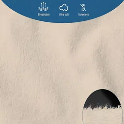 tundwal's Beige Terry Breathable Mattress Protector image 5