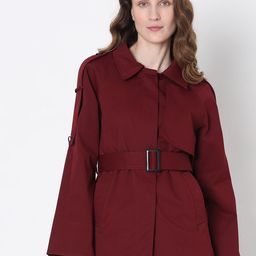 Vero Moda Spread Collar Trench Coat-picture-0