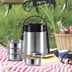 milton Classic steel 4 Containers Lunch Box image 4