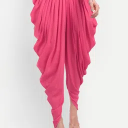 BOND HR Rayon Fabric Dhoti Pant Solid Women Dhoti-picture-16