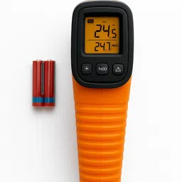 RCSP Digital Laser Infrared Thermometer Gun, Non-Contact Temperature Scanner MT-3 -50°C to -550°C(-58°F to 1022°F) IR for Industrial, Kitchen Cooking, Ovens Thermometer image 3