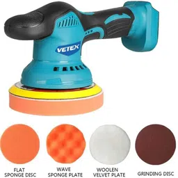 purvish Cordless Car Polisher Machine 6 Inch with 4 Pads Dual Action DA Orbital Tool combines rotation & oscillation protect paint for car polishing, waxing, buffing Vehicle Polisher image 5