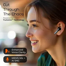 techio BUDS XERO| True Wireless Earbuds with HD Mic & Noise Cancellation Bluetooth Headset image 5