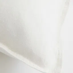 H&M White Washed Linen Cushion Cover image 2