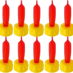 Cattle Feeding Bottle's Nipple Topper Universal for Pets & Cattles (10 Pcs) Variable Flow Nipple-image-63