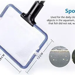 jainsons pet products Aquarium Cleaning Kit, Algae Scraper, Fish Net, Sponge, Plant Fork, Gravel Rake Solvent Aquarium Cleaner image 4