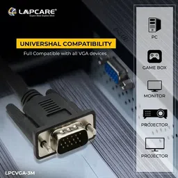 LAPCARE VGA Cable 3 m LPCARE VGA CABLE image 2