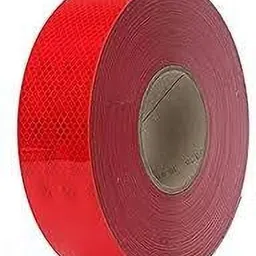 truebond Reflective Multi Colour Reflective Tape 50mmX2Meter(2 meter Each Color) 48 mm x 2 m RED Reflective Tape image 2