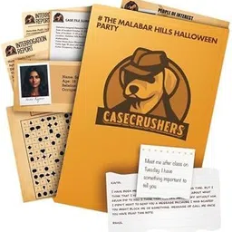 Murder Mystery Game – Case #5 The Malabar Hills Halloween Party | Solve a Halloween Party Murder | Immersive Detective Kit | Detective Crime Game | Screen-Free Enjoyment & Night Fun (1) image 1