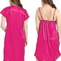 av2 Pack of 2 Women Nighty with Robe image 2