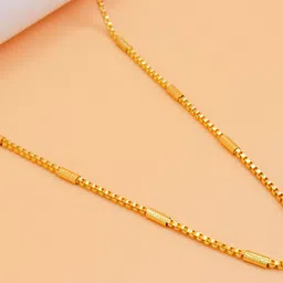 30 inches Neck Chain Gold-Plated NeW Trendy Fashion Chain Fit for Men & Women Gold-plated Plated Alloy Chain-image-10