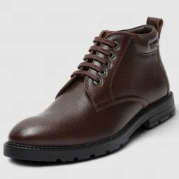 louis stitch High Ankle Chukka Boots For Men | Italian Leather Hiking Biking Shoes (BTWBNDBB) Boots For Men image 3