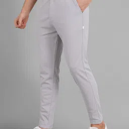 kashmiri queen Men Solid Grey Track Pants-picture-14