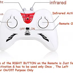 august 2-in-1 Flying Outdoor Exceed Induction Helicopter with Remote & sensor (Red) image 3